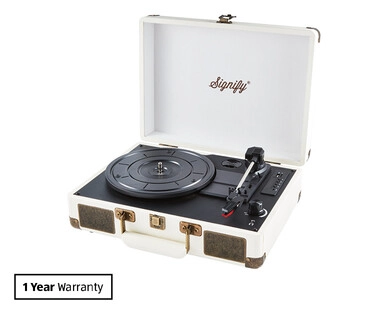 Retro Turntable Briefcase