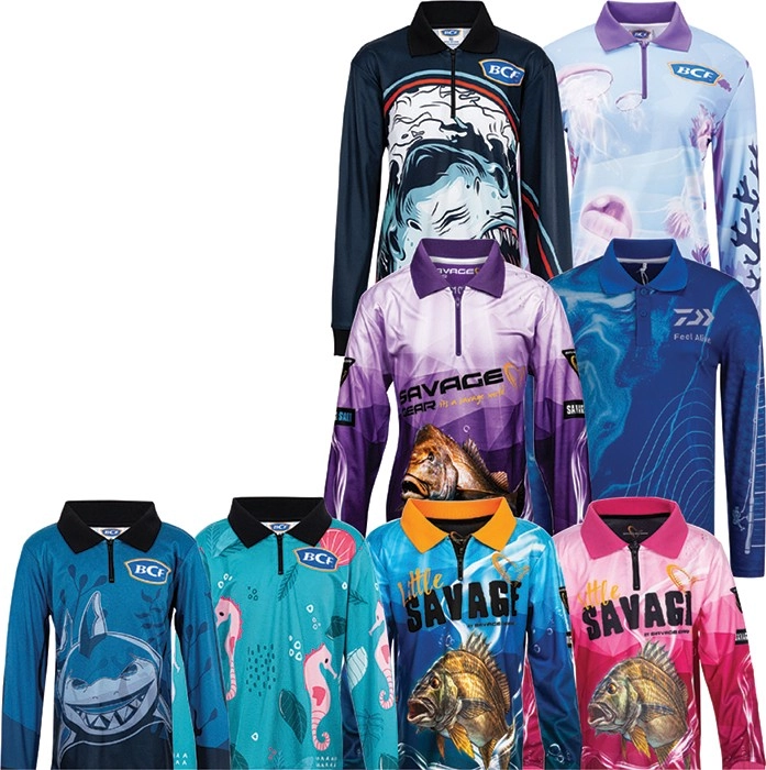 All Youth & Kids Sub Polos by BCF, Daiwa & Savage Gear