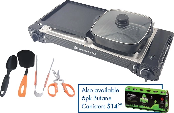 Campmaster Butane Combo Stove