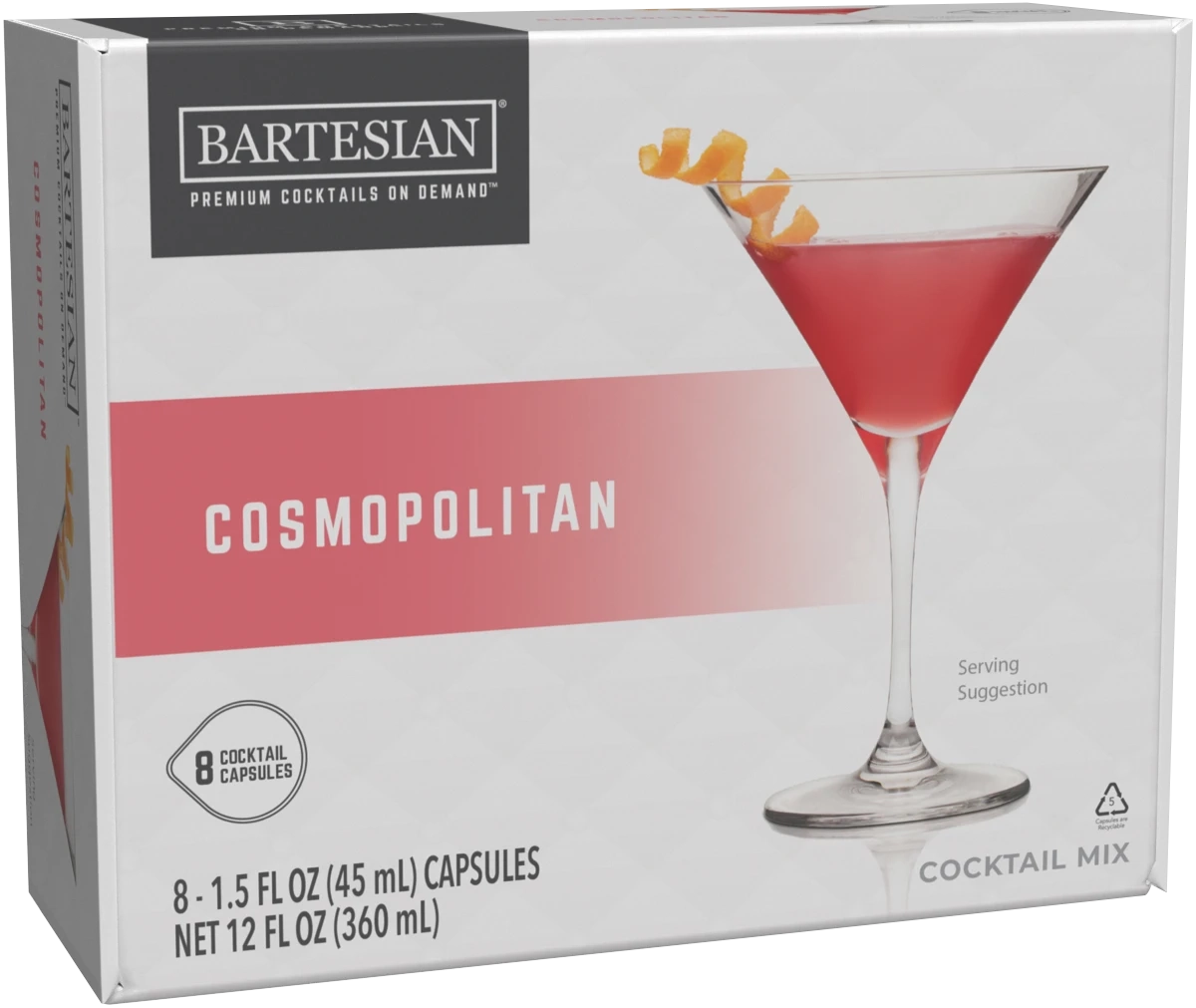 Bartesian 8 Pack Cosmopolitan Capsules