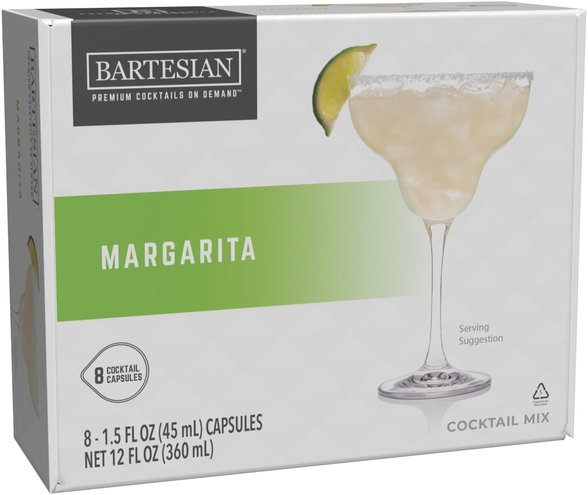 Bartesian 8 Pack Margarita Capsules