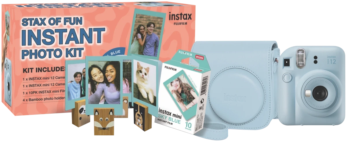 Instax Mini 12 Festive Bundle - Blue