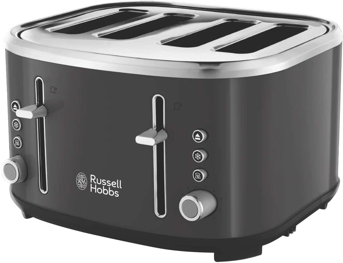 Russell Hobbs Legacy 4 Slice Toaster - Charcoal