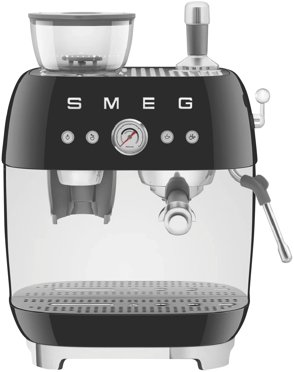 Smeg 50s Style Espresso Machine Black