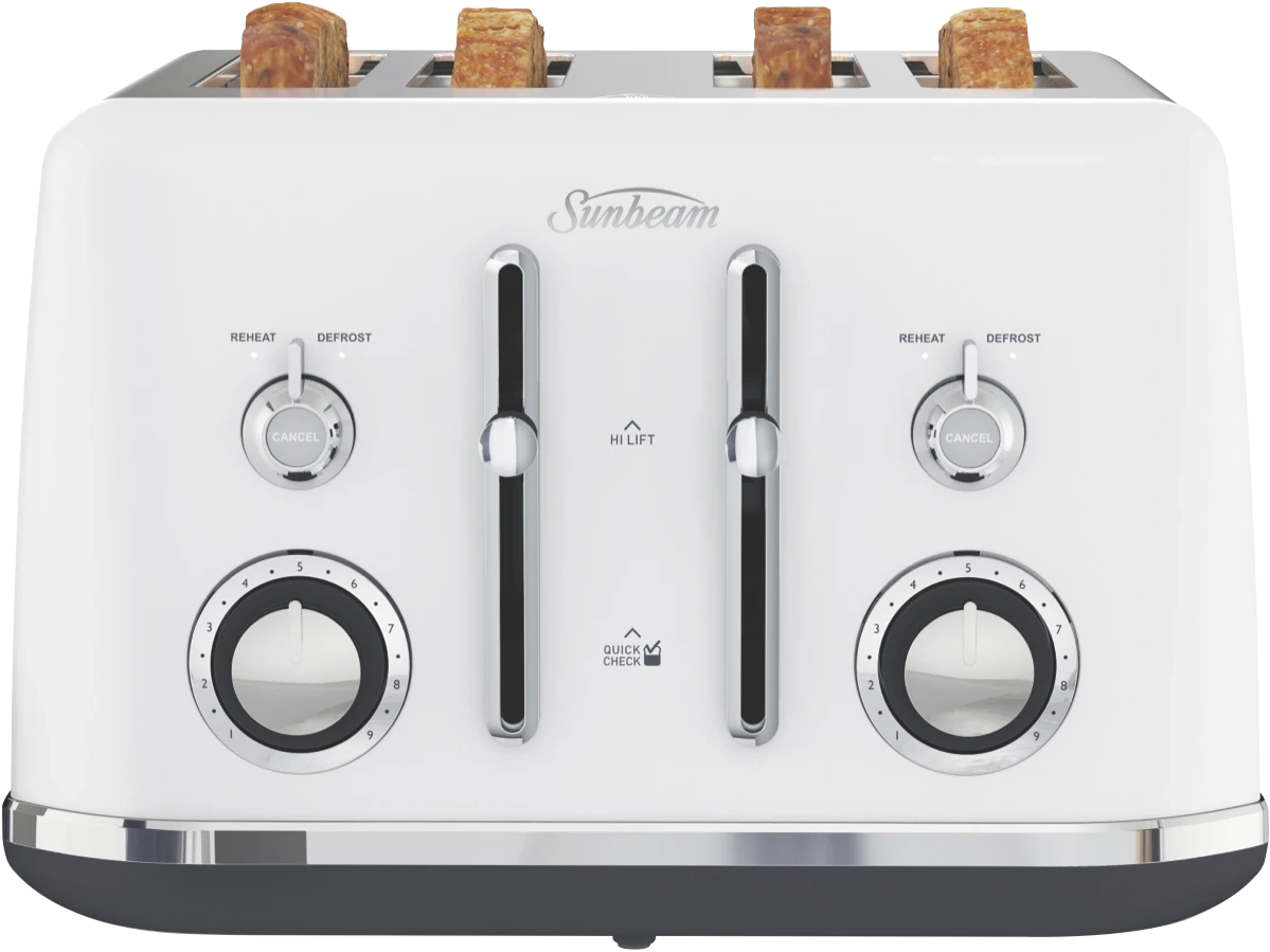 Sunbeam Alinea Collection 4 Slice Toaster - White