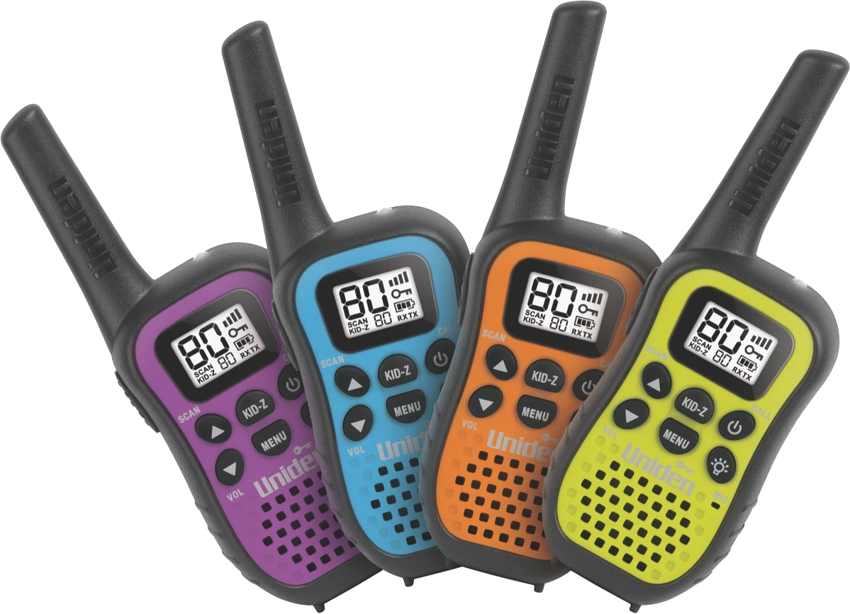 Uniden UHF CB Handheld Radio  Quad Colour Pack