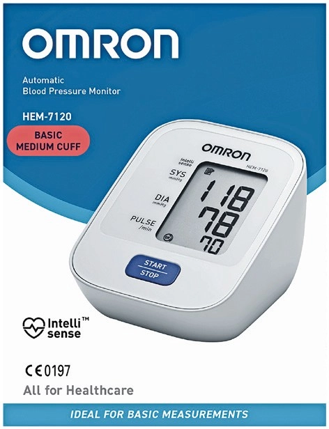 Omron HEM-7120 Automatic Blood Pressure Monitor