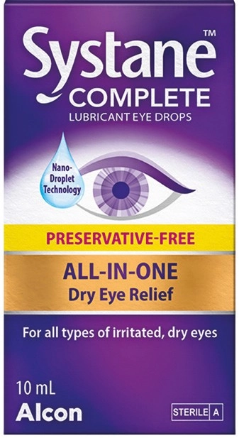 Systane Complete Preservative-Free Lubricant Eye Drops 10mL