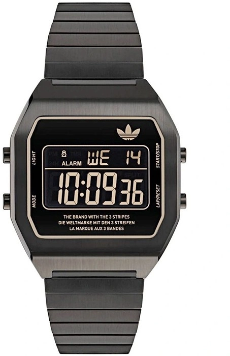 adidas Originals Digital Two Stainless Steel Watch