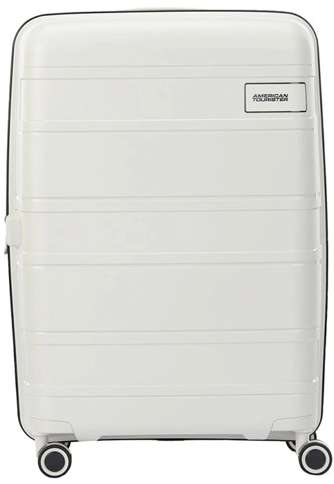 American Tourister Light Max Spinner 69cm Expandable in Off-White