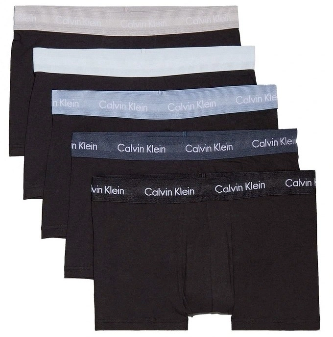 Calvin Klein 5pk Cotton Stretch Low Rise Trunks