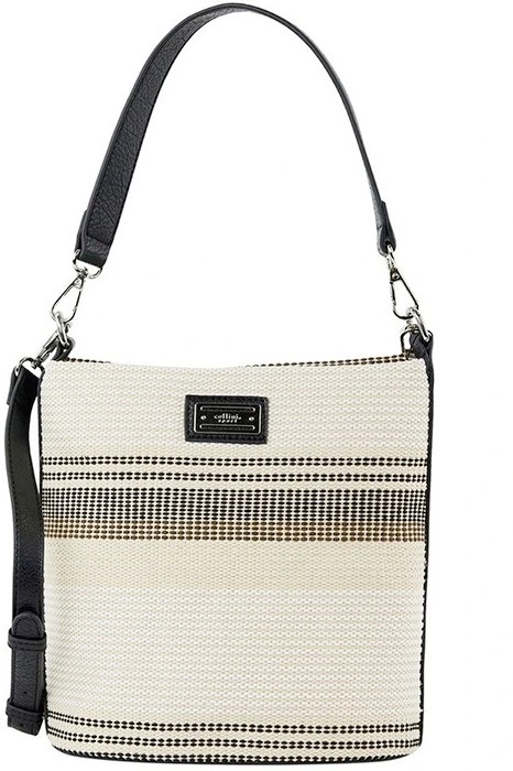 Cellini Sport Gina Crossbody Bucket Bag in Black/Multi