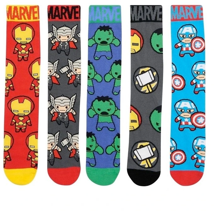 Marvel 5pk Sock Gift Box