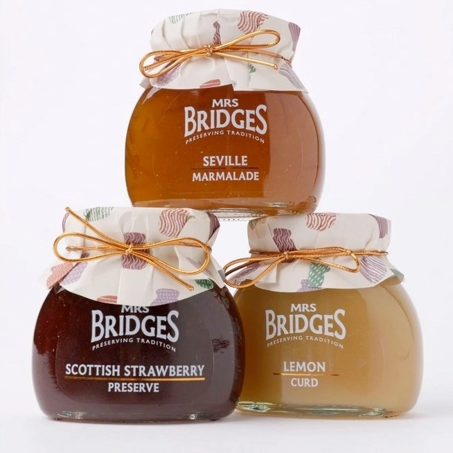 Mrs Bridges Breakfast Selection Triple Jar Box 750g