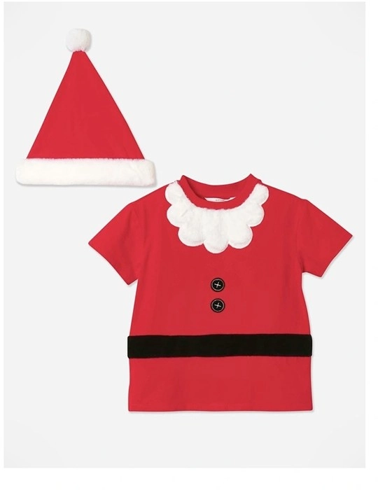 Myer Giftorium Santa Tee and Fur Hat Sets