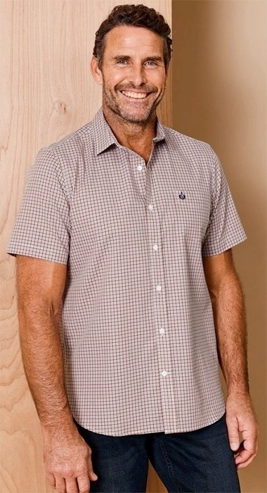 Reserve Short Sleeve Shirt - Burnt Orange