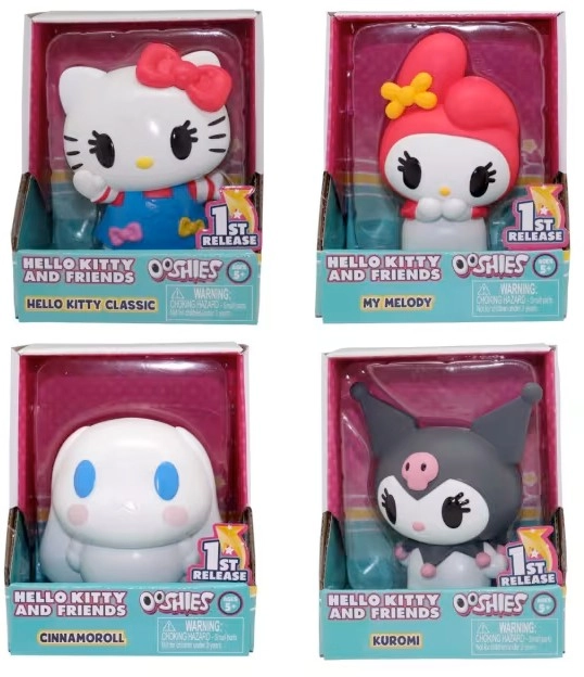 10cm Ooshies Hello Kitty and Friends Figure - Assorted