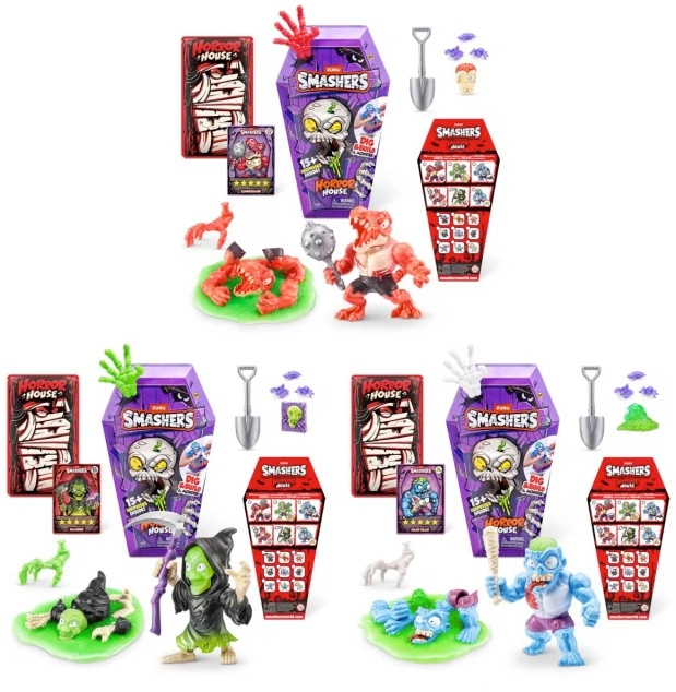 16 Piece Zuru Smashers Horror House Series 1 - Assorted