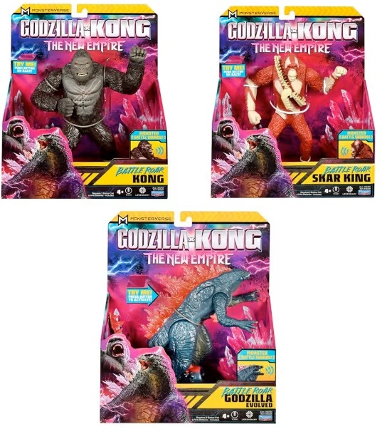 18cm Monsterverse Godzilla x Kong: The New Empire Action Figure - Assorted