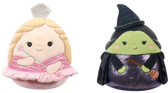 25cm Wicked Squishmallows Plush Toy - Assorted