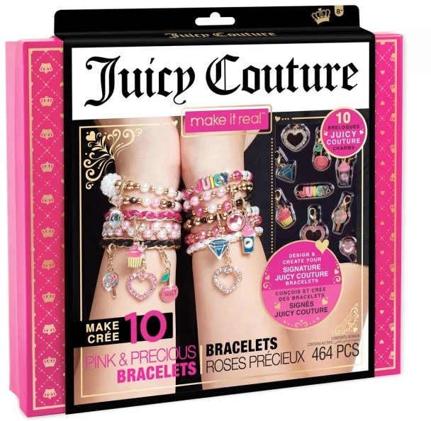 464 Piece Make It Real: Juicy Couture Pink & Precious Bracelets