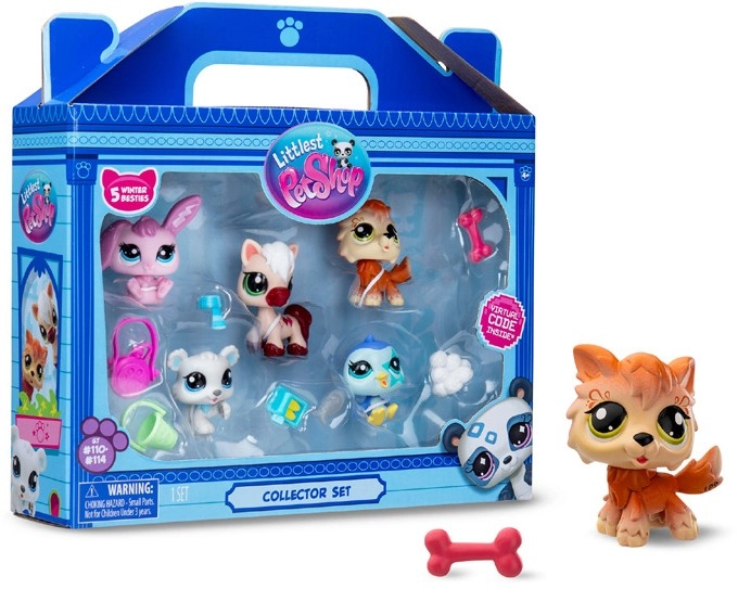 5 Pack Littlest Pet Shop Collector Set