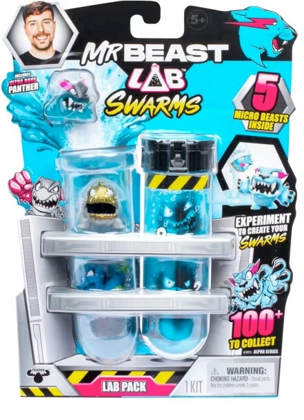 5 Pack MrBeast Lab Swarms, Lab Pack, Experiment to Create Your Swarms, Mix, Shake, Create - Assorted