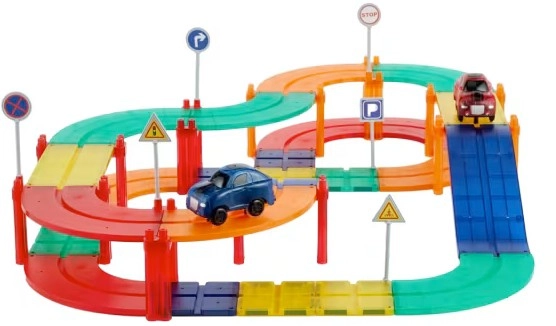 72 Piece Magnetic Race Track Set