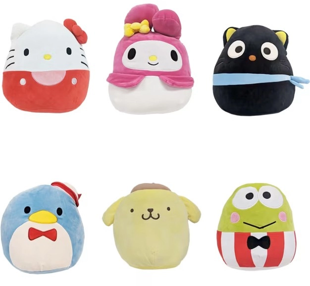 8in. Squishmallows Hello Kitty Plush Toy - Assorted