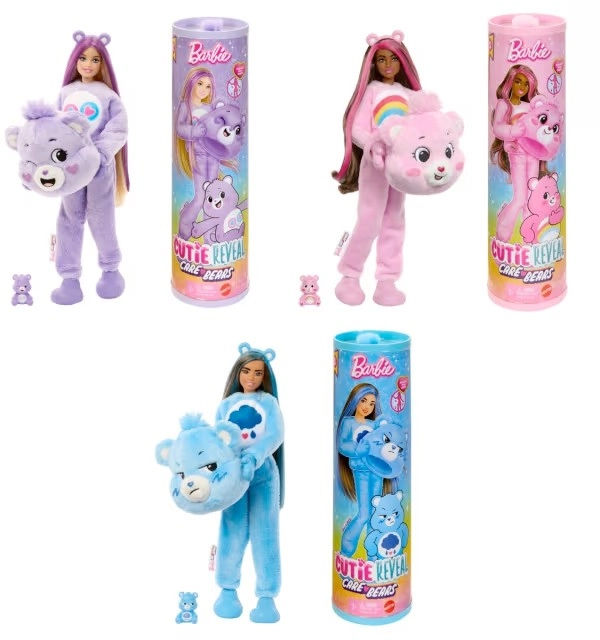 Barbie Cutie Reveal Care Bears Series Doll - Assorted