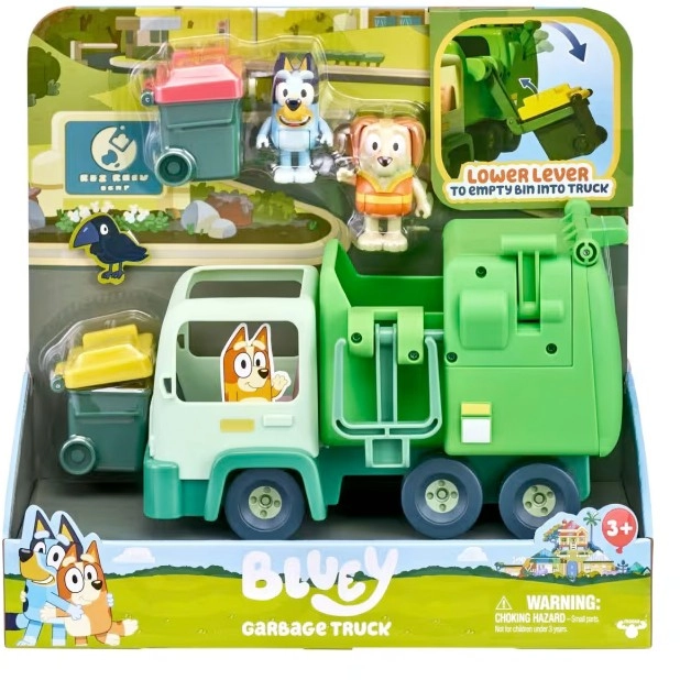 Bluey Garbage Truck Playset