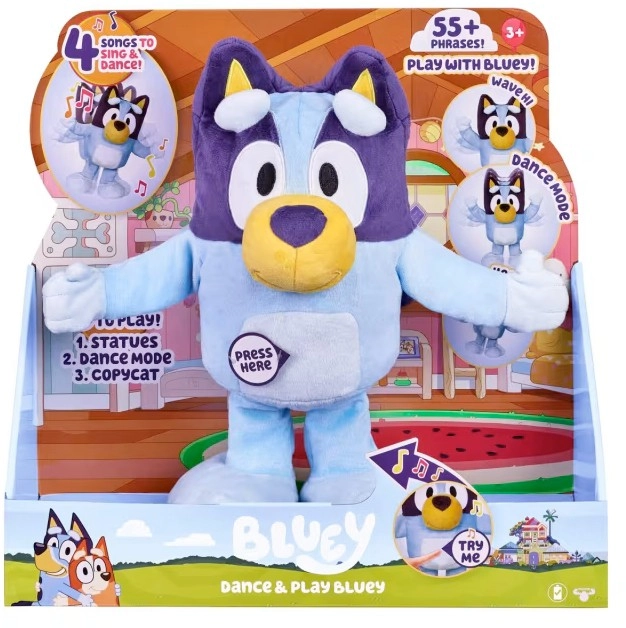 Dance & Play Bluey Plush Toy