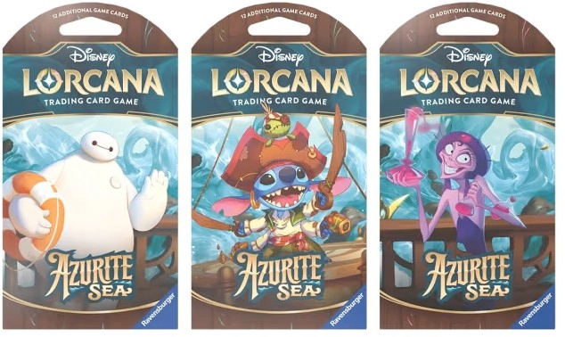 Disney Lorcana Trading Card Game: Azurite Sea Booster Pack - Assorted