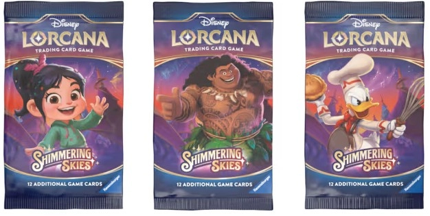 Disney Lorcana Trading Card Game: Set 5 Shimmering Skies Booster Pack - Assorted