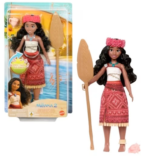 Disney Moana 2 Singing Adventure Moana Doll and Accessories Playset