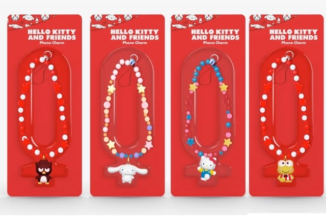 Hello Kitty and Friends Phone Charm - Assorted