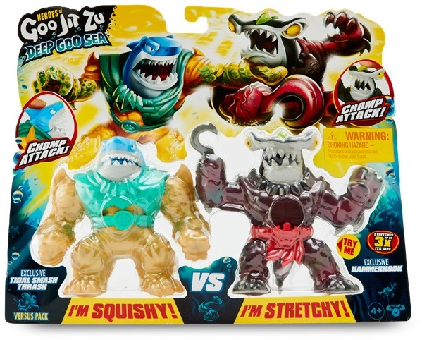 Heroes of Goo Jit Zu Cursed Goo Sea Versus Pack Exclusive 2 Figure Pack - Assorted