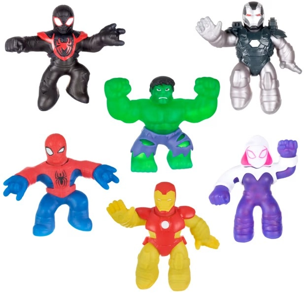 Heroes of Goo Jit Zu Marvel Hero Pack. Stretches 3x Its Size - Assorted