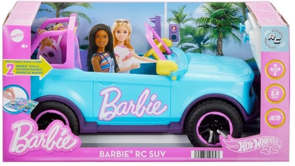 Hot Wheels Barbie RC SUV & Stickers