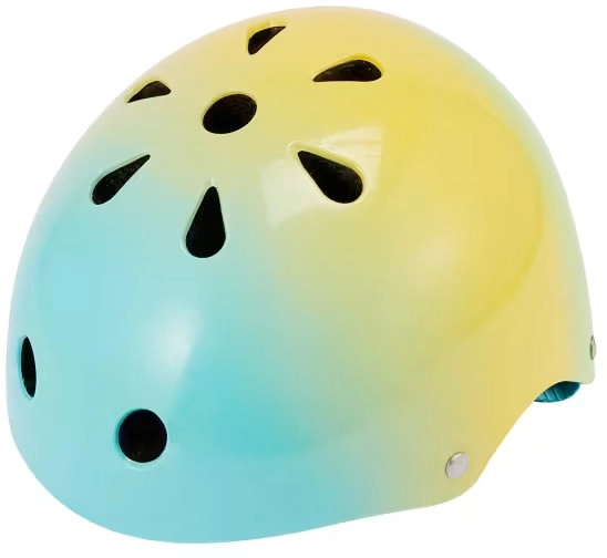 Junior Skate Helmet - Small, Blue Ombre