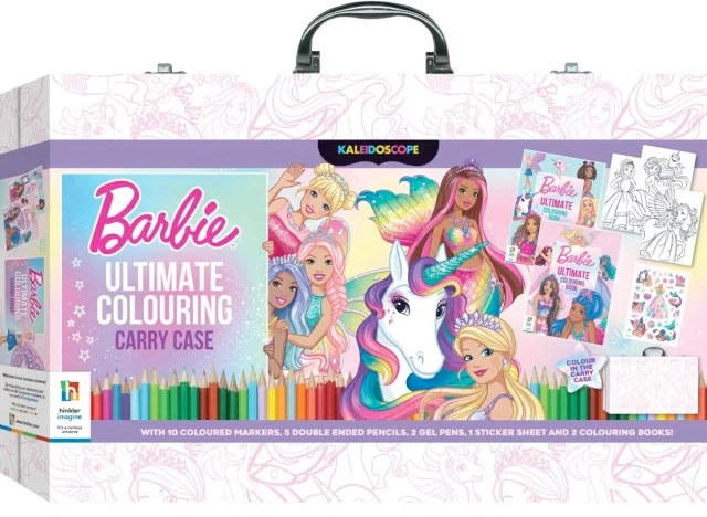 Kaleidoscope Barbie Ultimate Colouring Carry Case - Book