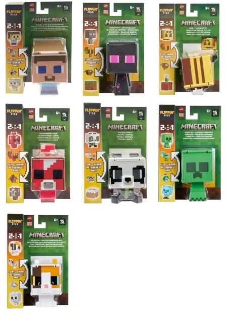 Minecraft 2-in-1 Flipping Figs Figure - Assorted