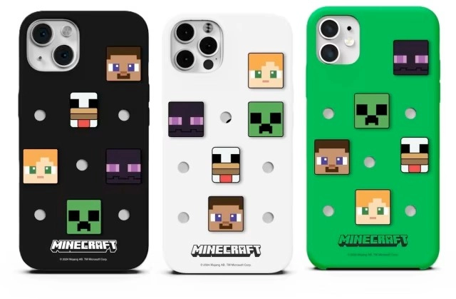 Minecraft iPhone Case with Poppers - Assorted