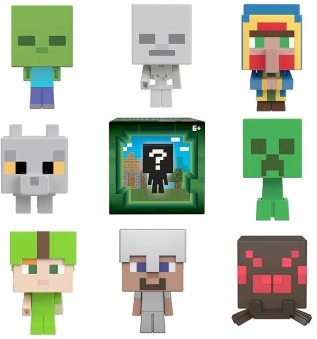 Minecraft Mob Head Mini Figure - Assorted