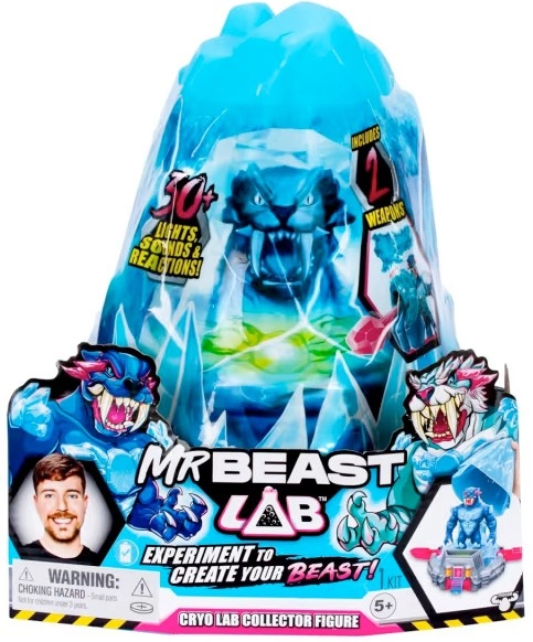 MrBeast Lab Cryo Lab Collector Figure, Experiment To Create Your Beast - Assorted