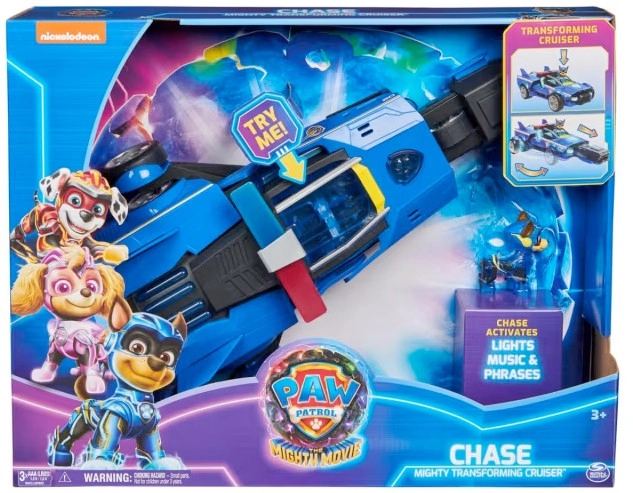 Nickelodeon PAW Patrol The Mighty Movie Chase Mighty Transforming Cruiser