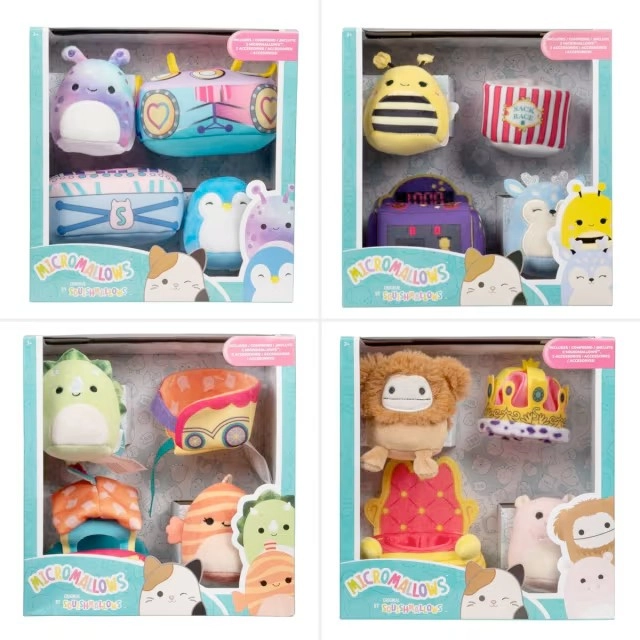 Original Squishmallows Micromallows Accessory Set - Assorted