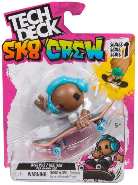 Tech Deck SK8 Crew Series 1 Shred Pack - Assorted