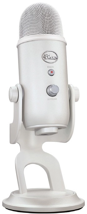 Blue Yeti 3-Capsule USB Microphone - White