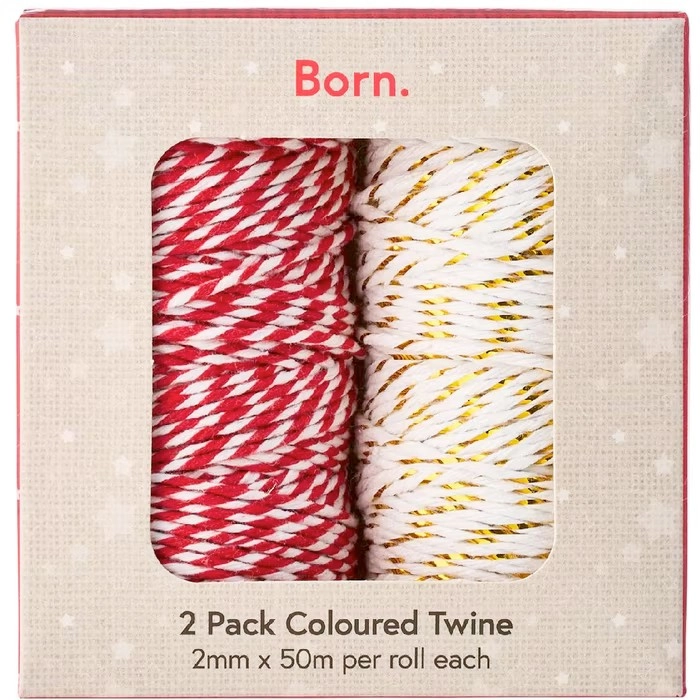 Born Christmas Twine 2 Pack